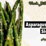 Asparagus and garlic side dish cover