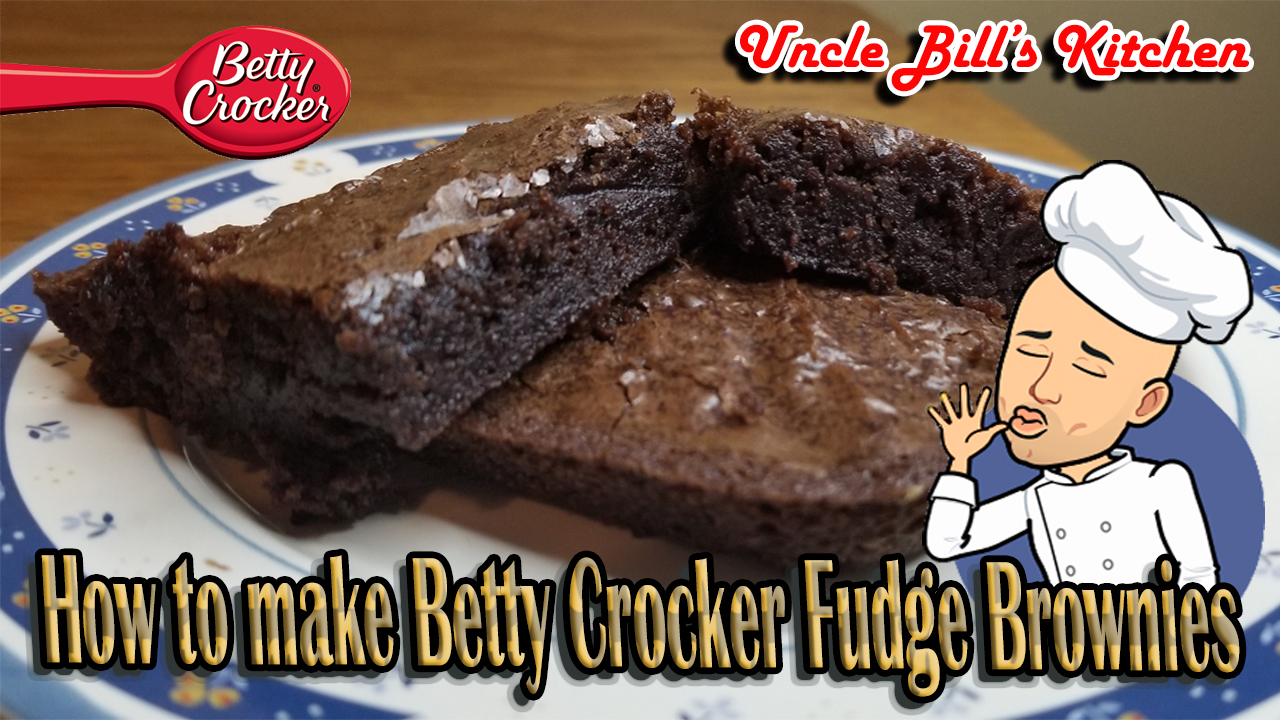 How to make Betty Crocker Fudge Brownies cover