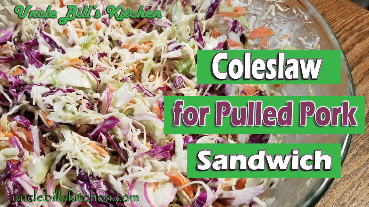 Coleslaw for Pulled Pork Sandwich