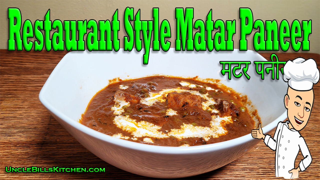 Restaurant Style Matar Paneer मटर पनीर Cover