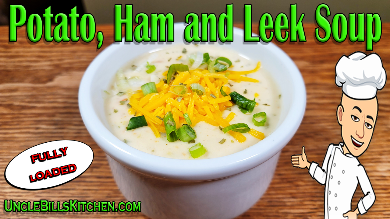 The Best Potato Ham and Leek Soup Cover