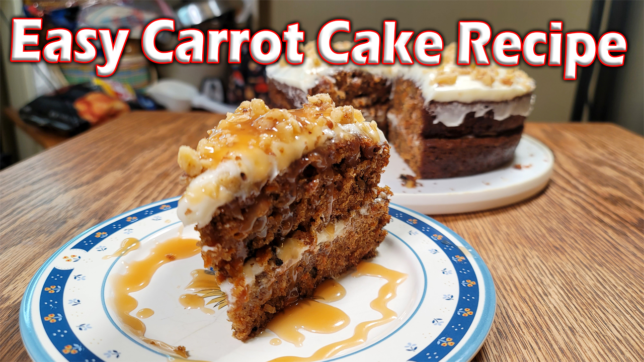Homemade Carrot Cake Recipe cover