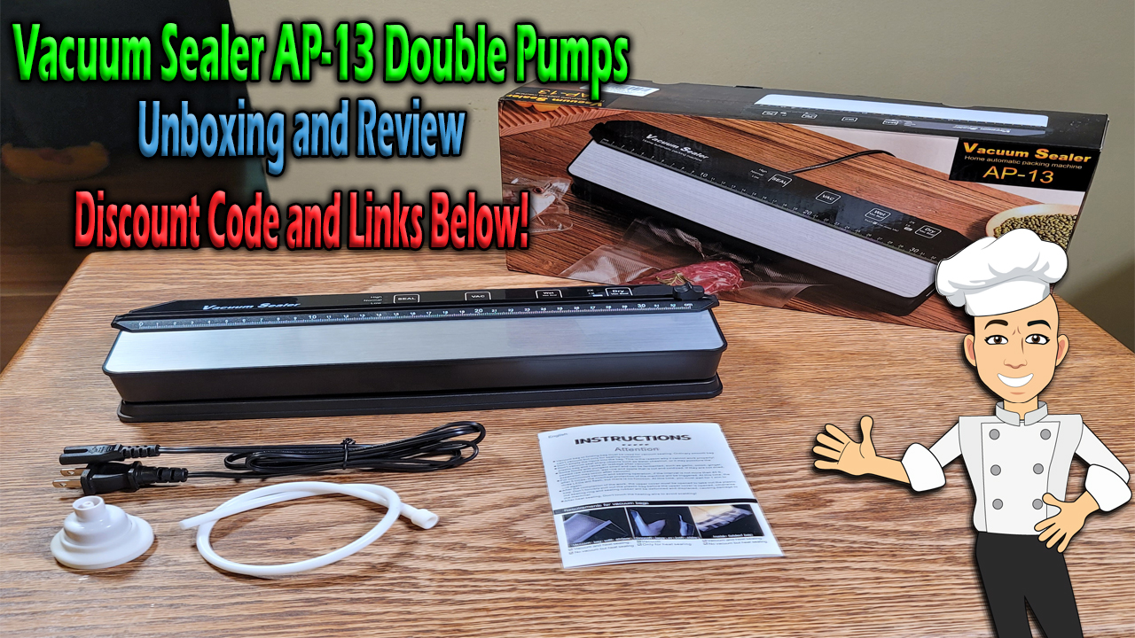 Vacuum Sealer AP-13 Unboxing and Review Cover