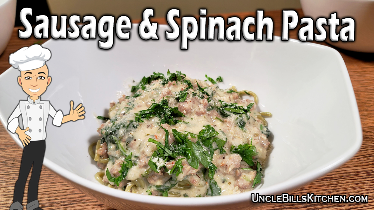 Creamy Sausage & Spinach Pasta